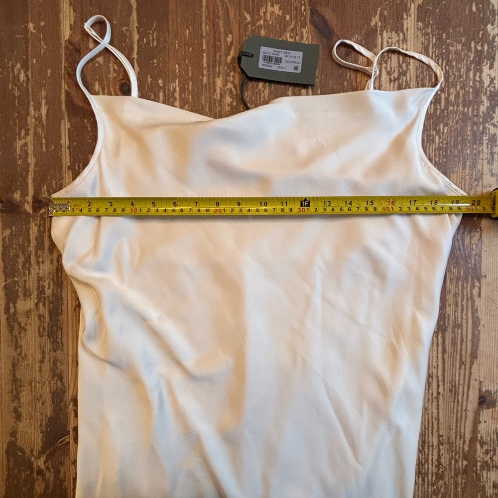 All Saints slip dress in Artic white. NWT. Size 12 - Picture 5 of 8